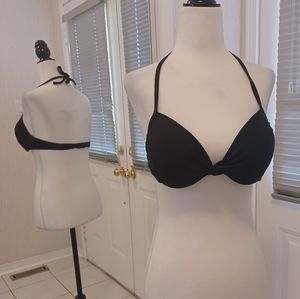 4/$60 Black Push-Up Bikini Top - Size Medium